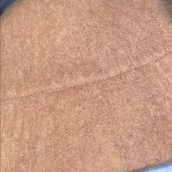 Liz Claiborne Y2K Camel Tan Wool Rabbit Hair Angora Bucket Hat OS main image 12